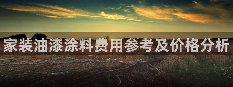 和记AG：家装油漆涂料费用参考及价格分析